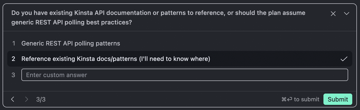 Interaction with Copilot