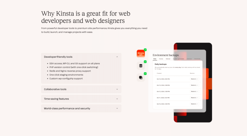 Kinsta for Developers