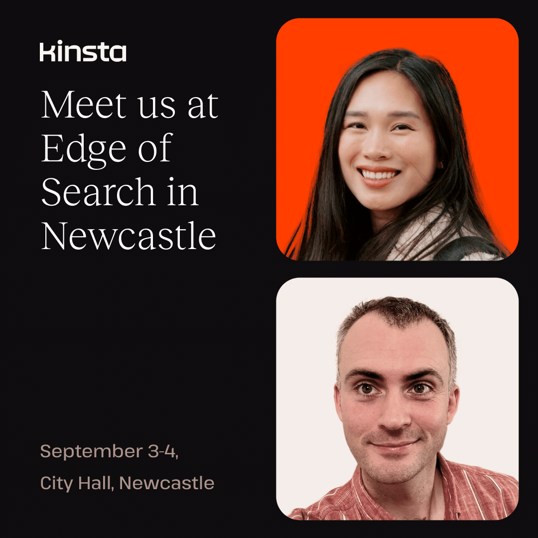 Kinsta team at Edge of Search in Newcastle