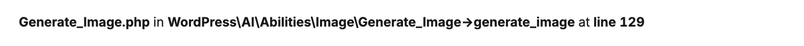 Triggering the generate_image Ability.