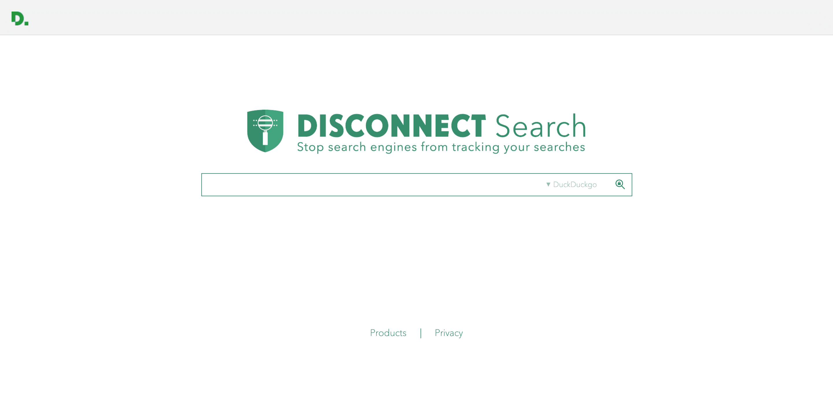 検索エンジンDisconnect search